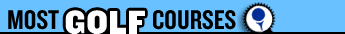 Most golf courses