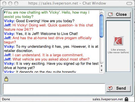 Information On Online Chat