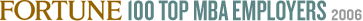 FORTUNE 100 Top MBA employers 2006