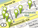 Interactive map