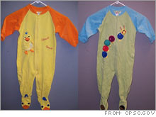 Baby Einstein pajamas recalled