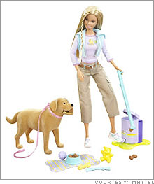 675,000 units of various Barbie accessory toys sold between October 2006 through August 2007 were named in Mattel's recall.